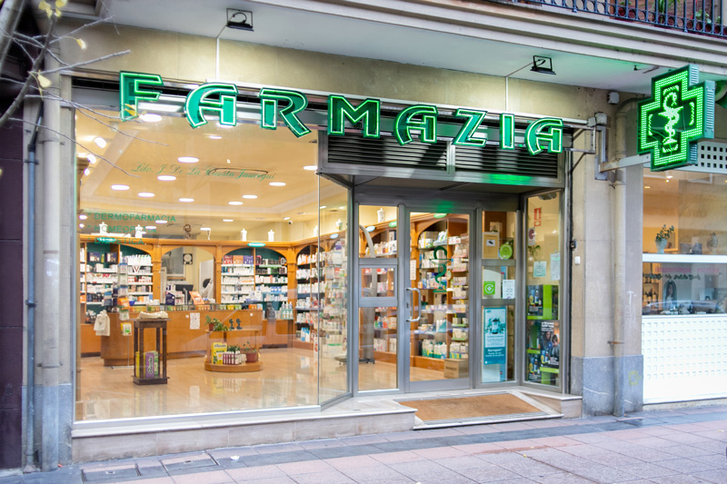 ubicación de la farmacia en el centro de beasain